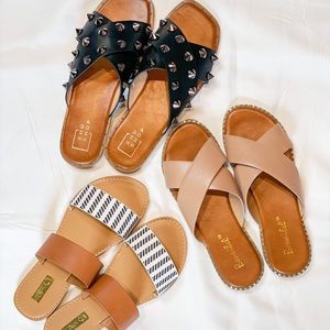 Slip on sandals